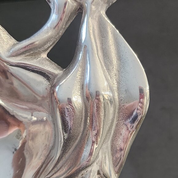 Silver Mariposa Small Apple Dish Vintage Apple-Shaped Silver Bowl Excellent - Picture 9 of 10